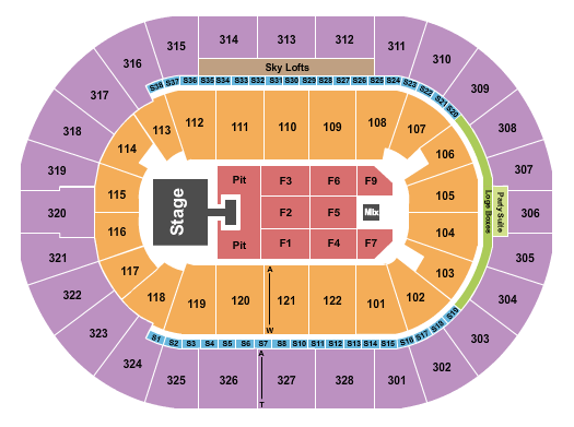 BOK Center Jason Aldean Seating Chart
